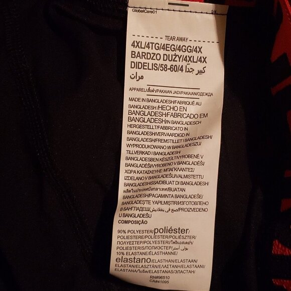 Men's Under Armour UA Tech 6" Boxer Brief Underwear HeatGear Size 4X Black Red - Picture 8 of 8